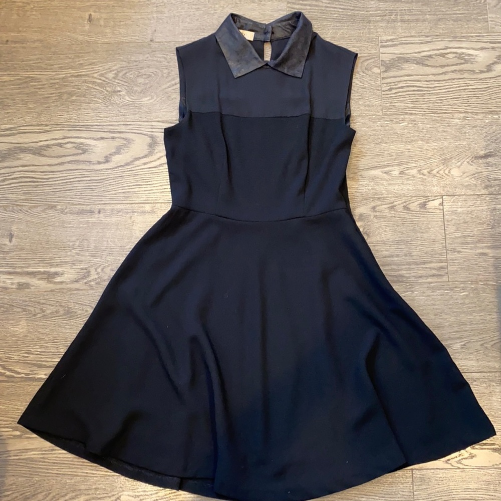 Oak & fort collared a-line dress